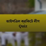 আইপিএল ক্রিকেট লীগ Quiz